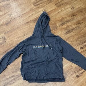 Patagonia Men's Charcoal Hoodie Sweater